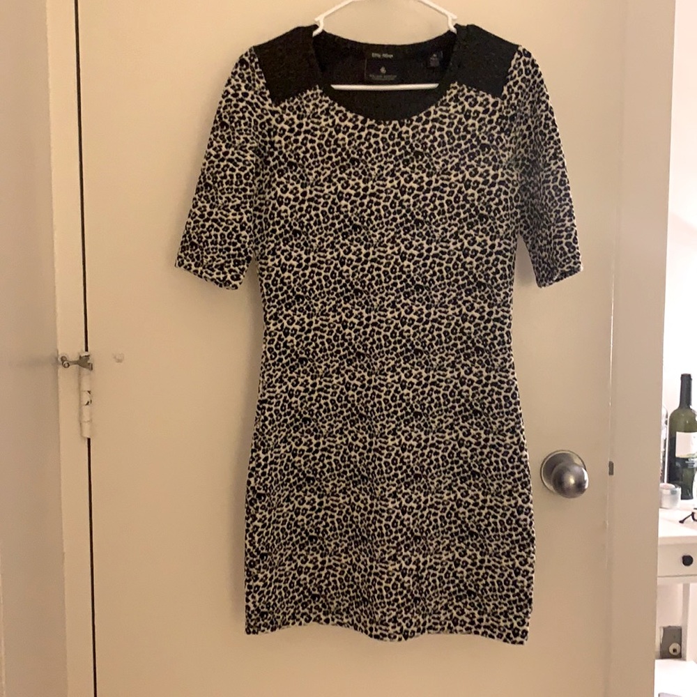 Masion scotch leopard dress